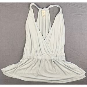 Free People We The Free Halter Tank Top Womens Small Green Flowy Boho